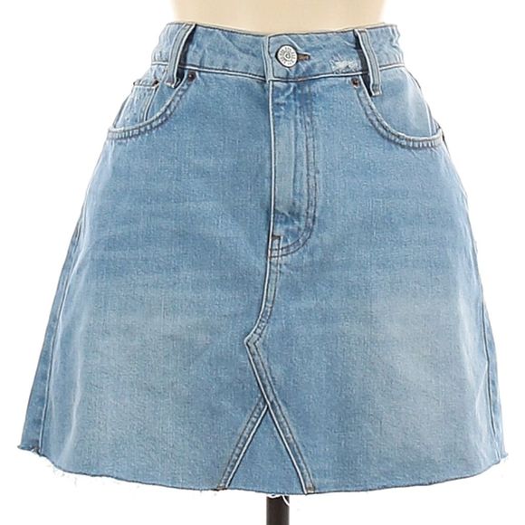 Urban Outfitters Dresses & Skirts - Urban Outfitters BDG High Waist Light Blue  Denim Skirt
